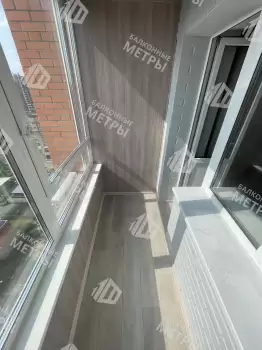 Отделка балкона с утеплением в многоквартирном доме