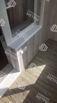 Отделка балкона с утеплением в многоквартирном доме