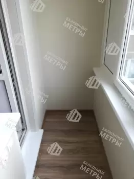 Остекление и отделка эркерной лоджии под ключ