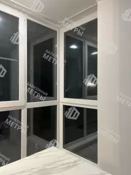 Отделка и утепление балкона Каблук в доме серии ПТ-44